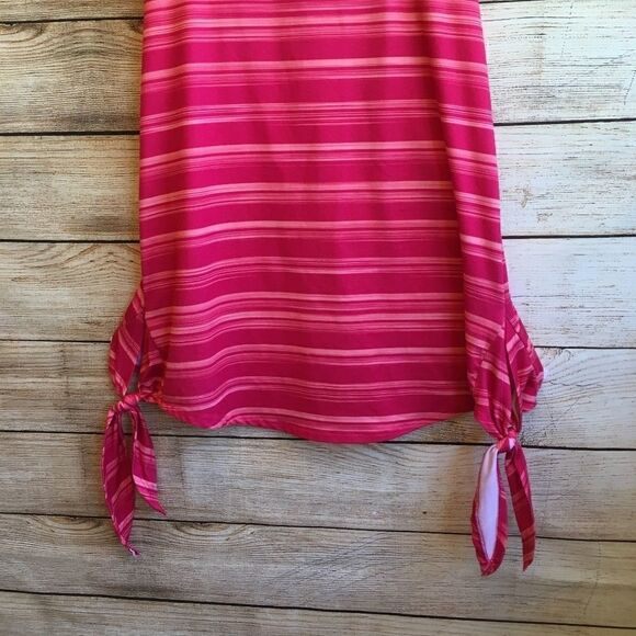 BALANCE COLLECTION TANK TOP WITH TIE SIDES IN PINK - Picture 3 of 7